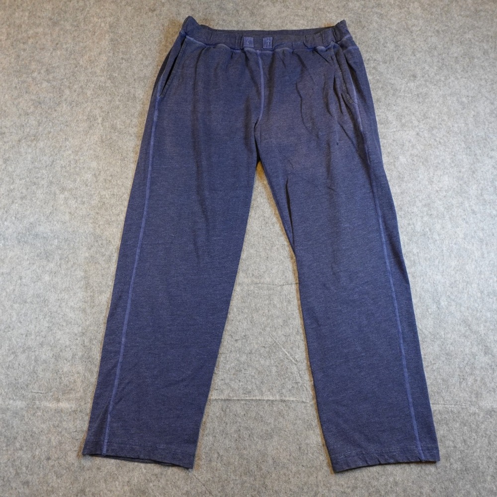 Velvet Graham Spencer Pants Women Medium Blue Heathered Straight Leg Lounge